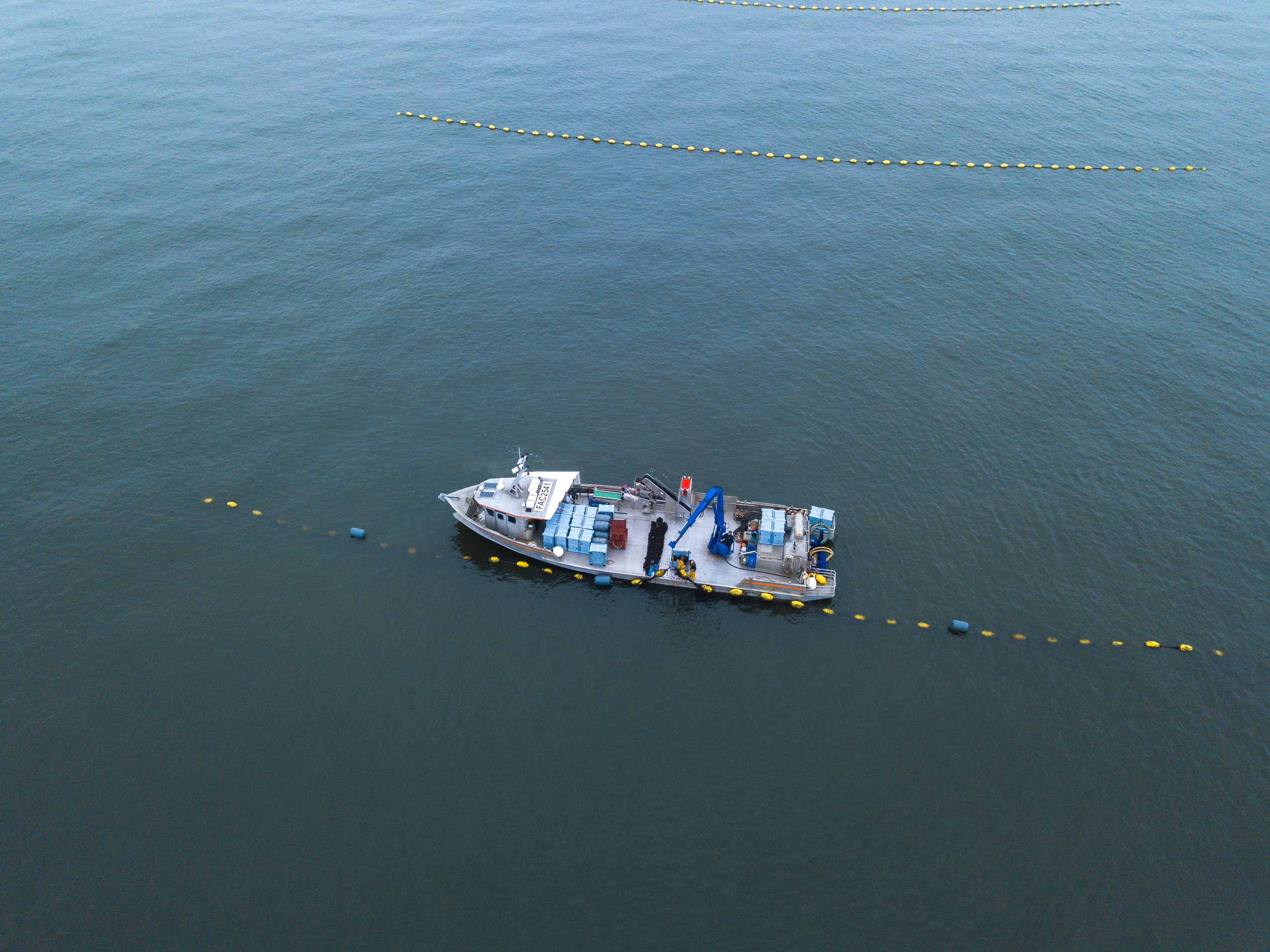 les Vignes Marines - En pleine mer - vue de drone