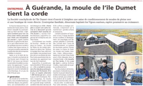 Article - l'echo de la presqu'ile